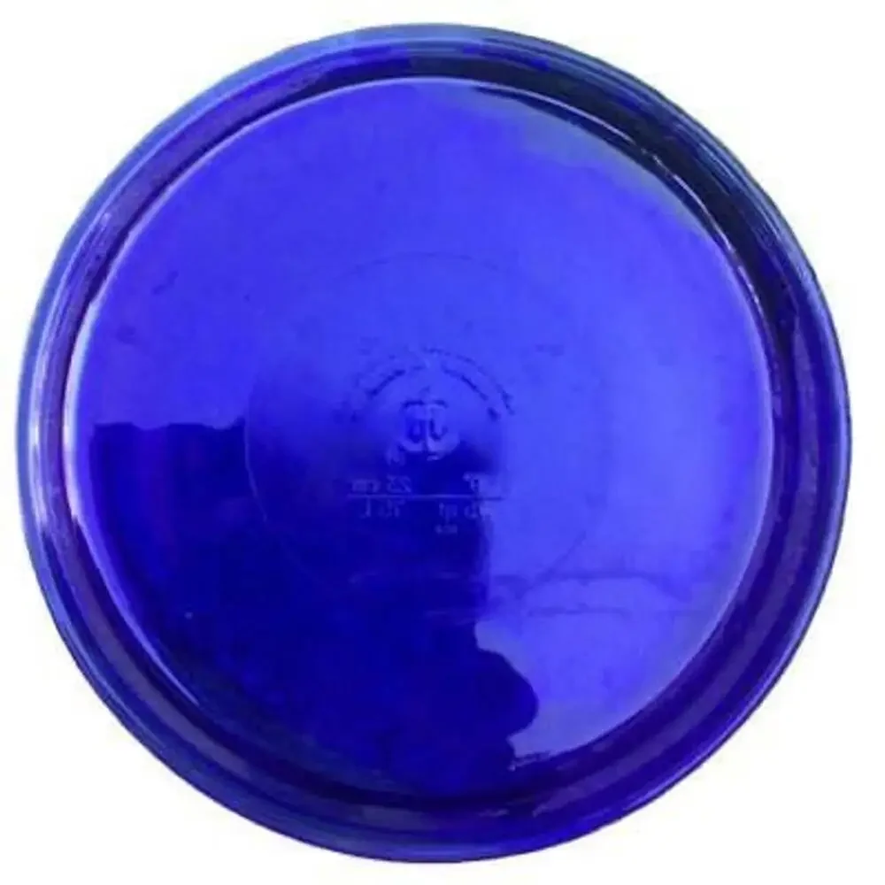 Pristine Vintage Pie Plate 9” Anchor Hocking Cobalt Blue Glass Round Pristine Lo